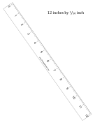 Ruler 12-inch by 1/10 inch