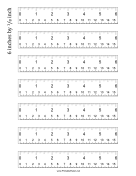 Ruler 6-Inch By 8 With cm