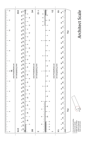 Architect Scale Ruler