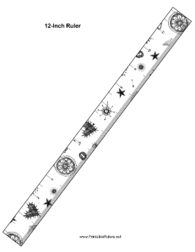 Doodle Ruler Printable Ruler