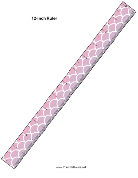 Mermaid Ruler Printable Ruler