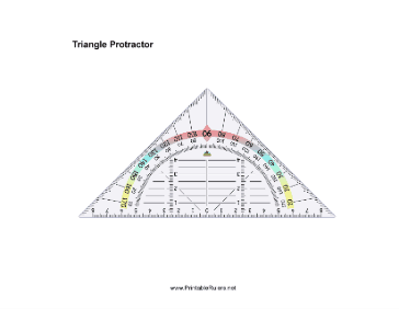 Set Square Printable Ruler