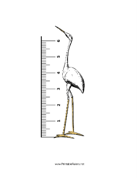 Stork Ruler Printable Ruler