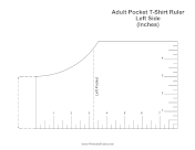 Adult Pocket Ruler Left Side