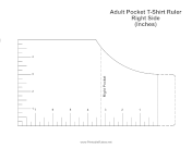 Adult Pocket Ruler Right Side