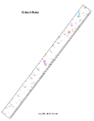 Bright Splotches Ruler OpenOffice Template