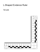 Evidence Ruler 14 Centimeters