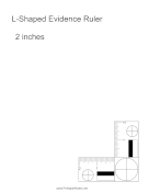 Evidence Ruler 2 Inches
