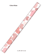 Heart Ruler OpenOffice Template