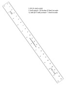 Hobbyist Half-inch Scale Ruler