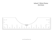 Infant T-Shirt Ruler