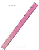 Pink Ruler OpenOffice Template