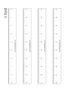 R To L Yardstick