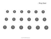 Ring Size Chart