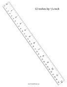 Ruler 12-Inch By 8 With cm