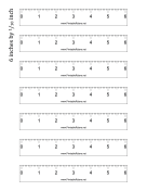 Ruler 6-inch by 1/10 inch