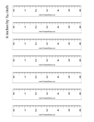 Ruler 6-inch by 1/20 inch