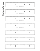 Ruler 6-inch by 1/40 inch