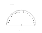 Simple Protractor OpenOffice Template