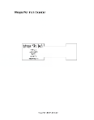 Wraps Per Inch Yarn Sizer