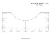 Youth T-Shirt Ruler